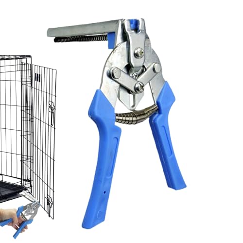Tisujune Typ M Nagelringzange Für Zaunbau | Drahtzaun Typ M Zange - Rutschfester Griff Reparatur Handwerkzeug Für Polsterung Montage Tierhaltung von Tisujune
