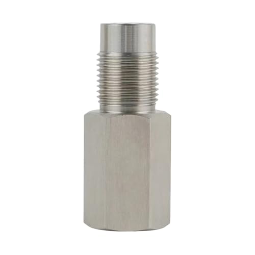 Tisujune Verlängerungsfitting | Automobil Adapter Aus Edelstahl - Dichte Hitzebeständige Länge 5,8 cm Gewinde M18×1,5 Für Dusche Waschbecken Auto Industrie Bewässerung von Tisujune
