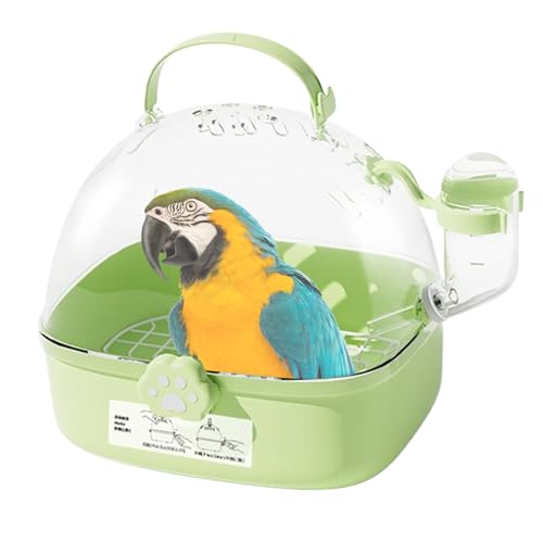 Tisujune Vogeltransporter,Reisekäfig Für Vögel | Belüftet & Leicht Handgehaltene Transportbox Mit Trinkflasche Für Kleintiere Kätzchen Frettchen Kaninchen Reptilien Tisujune Vogeltransporter,Reisekäfig Für Vögel | Belüftet & Leicht Handgehaltene Transportbox Mit Trinkflasche Für Kleintiere Kätzchen Frettchen Kaninchen Reptilien von Tisujune