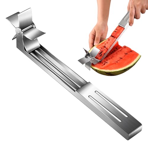 Tisujune Wassermelonen Schneider | Obst Schneidehilfe Windrad,Multifunktionaler Edelstahl Obst Ananas Küche Einfacher Schneidewürfeler Tisujune Wassermelonen Schneider | Obst Schneidehilfe Windrad,Multifunktionaler Edelstahl Obst Ananas Küche Einfacher Schneidewürfeler von Tisujune