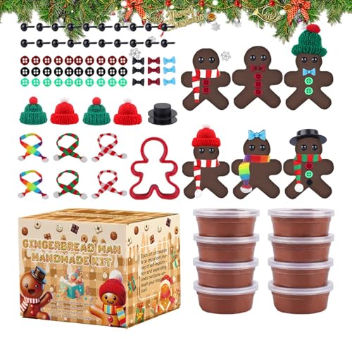 Tisujune Weihnachtslebkuchen Bastelsets Für Erwachsene,Weihnachtsbasteln Mit Lufttrocknendem Modellierton | Wohnaccessoires Für Wohnung Geburtstag Homeschool Klassenzimmer Büro Party Dormitorium Tisujune Weihnachtslebkuchen Bastelsets Für Erwachsene,Weihnachtsbasteln Mit Lufttrocknendem Modellierton | Wohnaccessoires Für Wohnung Geburtstag Homeschool Klassenzimmer Büro Party Dormitorium von Tisujune