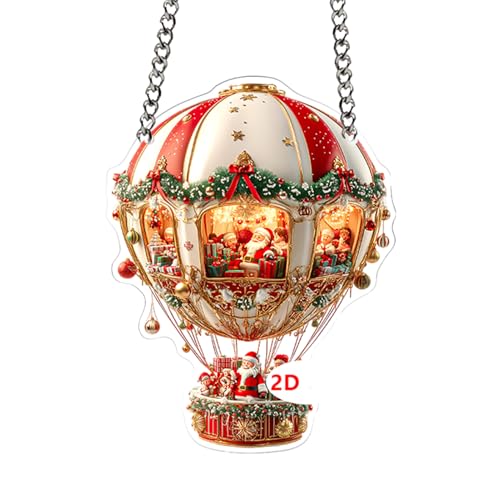 Tisujune Weihnachtsschmuck - Zum Aufhängen Landhausstil Weihnachtsbaumschmuck,2D Acryl Bruchsicherer Weihnachtsmann Deko Für Innen Außen Wohnzimmer Esszimmer Küche Flur Treppe Garten Tisujune Weihnachtsschmuck - Zum Aufhängen Landhausstil Weihnachtsbaumschmuck,2D Acryl Bruchsicherer Weihnachtsmann Deko Für Innen Außen Wohnzimmer Esszimmer Küche Flur Treppe Garten von Tisujune