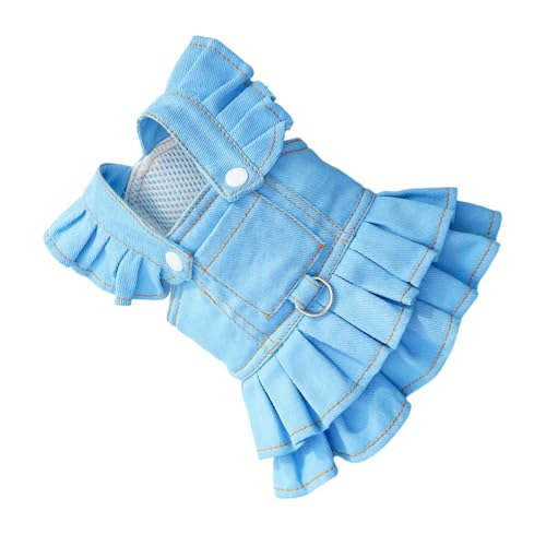 Tisujune Welpenkleid - Dekorative Hunde Bekleidung Auch Für Kätzchen - Niedliche Atmungsaktive Outfits Zum Spazieren Reisen Western Overall Tisujune Welpenkleid - Dekorative Hunde Bekleidung Auch Für Kätzchen - Niedliche Atmungsaktive Outfits Zum Spazieren Reisen Western Overall von Tisujune