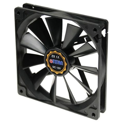 Titan TFD-14025H12ZP/KU (RB) Computer Case Fan – Computer Cooling Components (Computer Case, Fan, 14 cm, 700 RPM, 1800 RPM, 28.8 DB) von Titan Support Systems