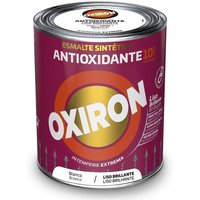 Synthetische Metallic-Lackierung oxiron rostfrei glatt glänzend weiß 750ml Titan 5809078 von Titan