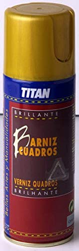 Titan Sprühlack / Sprühfirnis für Gemälde, satiniert, 200 ml von Titan
