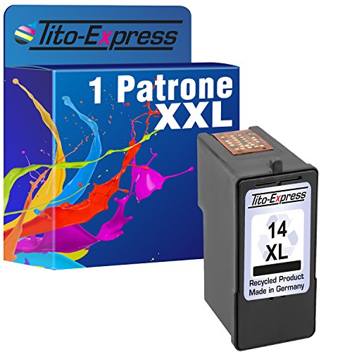 Tito-Express PlatinumSerie 1 Patrone für Lexmark 14 XL Black X2600 X2620 X2630 X2650 X2670 von Tito-Express