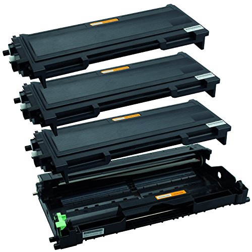 Tito-Express PlatinumSerie 1 Trommel & 3 Toner XXL kompatibel mit Brother TN-2000 DR-2000 MFC-7220 MFC-7225 MFC-7225N MFC-7240 MFC-7290 MFC-7420 MFC-7820 MFC-7820N von Tito-Express