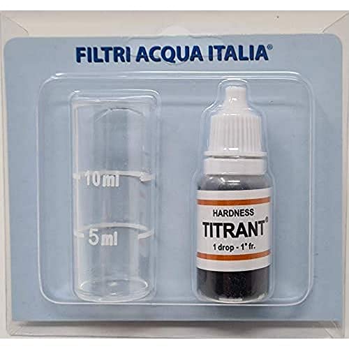 FILTRIACQUAITALIA Wasserhärte-Analyse-Kit für Kalk (französische Grade) von Filtri Acqua Italia