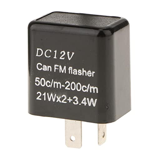 LED-Blinkerrelais, 12 V, 2-polig, 42 W, Schwarz von Tiuimk