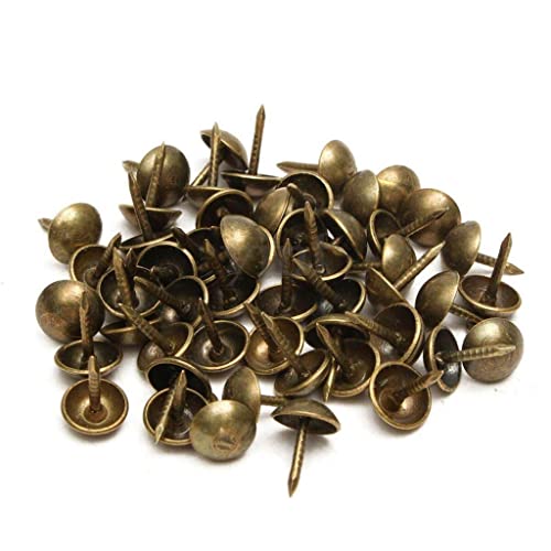 Tiuimk Verdickte antike Polsternägel - Patina Bronze, 11 x 11 mm von Tiuimk