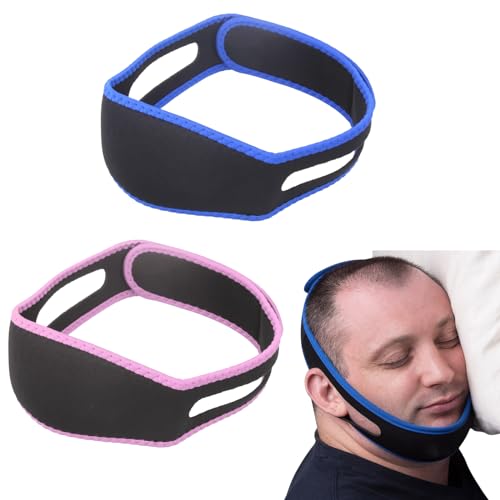 2pcs kinnriemen gegen schnarchen，tiuxiu anti schnarchen kinnriemen stop schnarchen kinnriemen Stop Snoring Chin Strap Devices von Tiuxiu