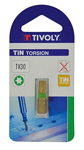 TIVOLY 11522522500 Schraubendreher-Bits Torsion Tin für Schrauben Torx Tx25 Set Schraubendreher von Tivoly