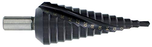TIVOLY 11448720430 Hsse5 Tialn Kegelbund Spiralbohrer, Schaft 8 mm, Ø 4 – 30 mm, Koffer von Tivoly