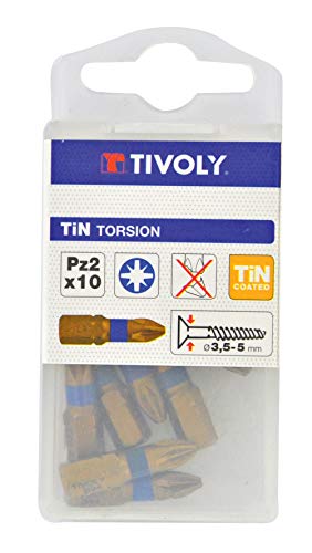 Timoly 11522260200 10 Stück Schraubendreher-Bits für Schrauben Pozidriv Pz2 Sets Schraubendreher Timoly 11522260200 10 Stück Schraubendreher-Bits für Schrauben Pozidriv Pz2 Sets Schraubendreher von Tivoly