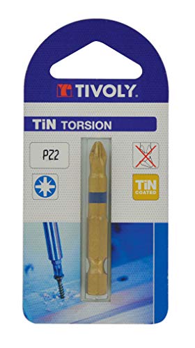 Timoly 11522720200 Schrauben-Bits für Schrauben Pozidriv Pz2, Länge 50 mm, Sets Schraubendreher von Tivoly