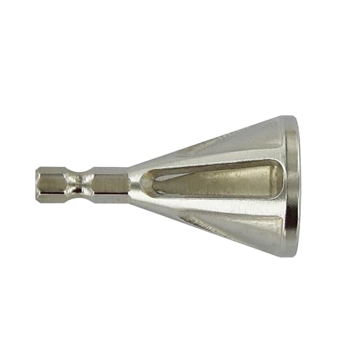 TIVOLY - HCS-Entgratfräser - Für Gewindestangen und Rohre aus Metall oder Kunststoff Ø 7-22 mm - Sechskantschaft 6,35 mm - Quick Change-System von Tivoly