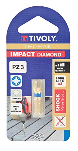 Tivoly 11523220300 Schraubendrehereinsatz Diamant Impact Torsion für Schrauben Pozidriv Pz3 Tivoly 11523220300 Schraubendrehereinsatz Diamant Impact Torsion für Schrauben Pozidriv Pz3 von Tivoly