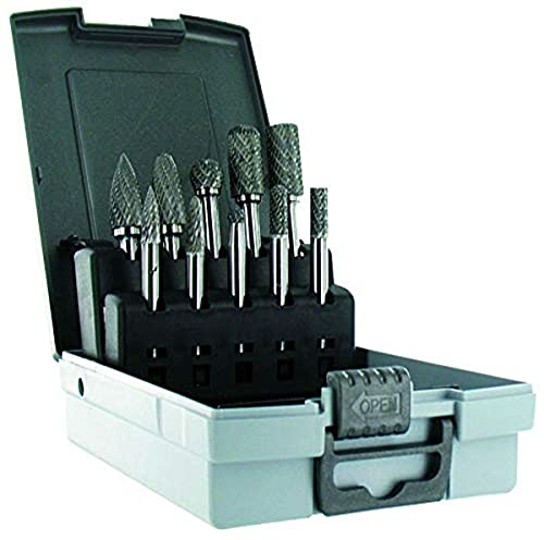 Tivoly Kietmetalinių frezų rinkinys FLK10 Ã˜ 6 ir Ã˜ 12 kotelis 6 mm (10 skirtingų frezų) von Tivoly