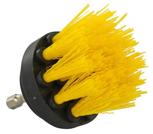 Tivoly • Flache Polypropylen-Bürste • Ø 50 mm • Weicher Draht • Einfache Reinigung Aller Materialien ohne Kratzer • für Bohrmaschine von Tivoly