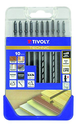 Tivoly xt505570001 – Pack T-10 Stichsägeblätter, für Holz von Tivoly