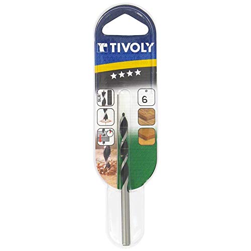tivoly 10863821000-Spiralbohrer Holz 3 Spitzen Skala Ø 10 von Tivoly