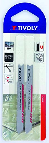tivoly xt505320043 Lot de 2 LAMES Stichsäge B & D Blech Metall von Tivoly