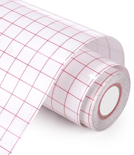 Tixexo Transferfolie Plotter für Plotterfolie,30.5 cm x 1000 cm Übertragungsfolie Plotter mit klarem Ausrichtungsgitter for Cri-cut Transferfolie für Abziehbilder,Partydekoration Tixexo Transferfolie Plotter für Plotterfolie,30.5 cm x 1000 cm Übertragungsfolie Plotter mit klarem Ausrichtungsgitter for Cri-cut Transferfolie für Abziehbilder,Partydekoration von Tixexo
