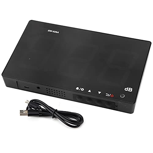 SW-525A LCD-Wand-USB-Digital-Schallpegelmesser 30-130 DB von Tixiyu