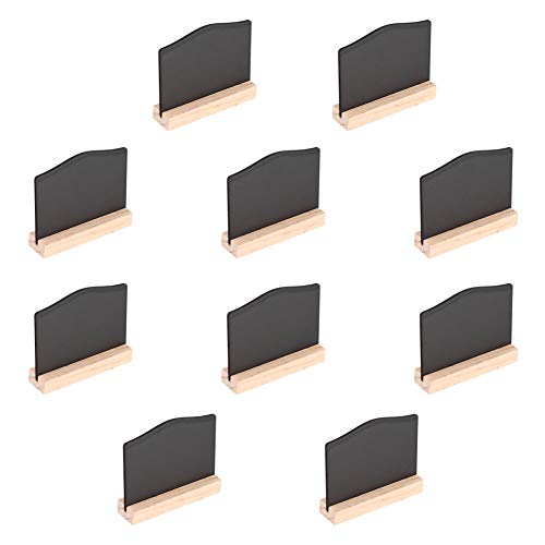 Tixiyu 10pcs Mini Blackboard Decor Doppelseitig Wiederverwendbar mit Beweglicher Ständer für Hochzeitsfeier Weihnachten Home Bar Dekorationen Tixiyu 10pcs Mini Blackboard Decor Doppelseitig Wiederverwendbar mit Beweglicher Ständer für Hochzeitsfeier Weihnachten Home Bar Dekorationen von Tixiyu