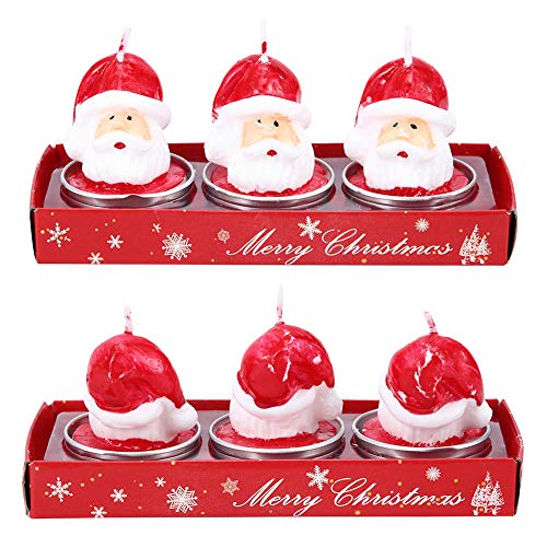 Tixiyu 2 Santa Claus Kopf Geformte Kerzen Weihnachtsdekoration Party Urlaub Ornament für Tischraum mit Kerzenstick Safe Wachs Beste Geschenke für Eltern Freunde Tixiyu 2 Santa Claus Kopf Geformte Kerzen Weihnachtsdekoration Party Urlaub Ornament für Tischraum mit Kerzenstick Safe Wachs Beste Geschenke für Eltern Freunde von Tixiyu