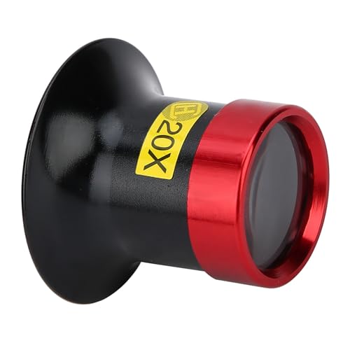 Tixiyu 20 -fach Lens 20 -fach Vergrößerungs -Loupe 20 -fache Vergrößerung Glas Hoher Härte Kleidung Professionelles Uhrenreparaturwerkzeug mit Optischer Glaslinse für Wachmacher von Tixiyu