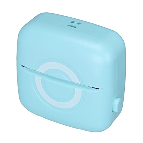 Tixiyu 200DPI -Drucker mit Auflösung, Thermodruck, Ergonomischer, Leichter, Tragbarer Drucker (Blau) von Tixiyu
