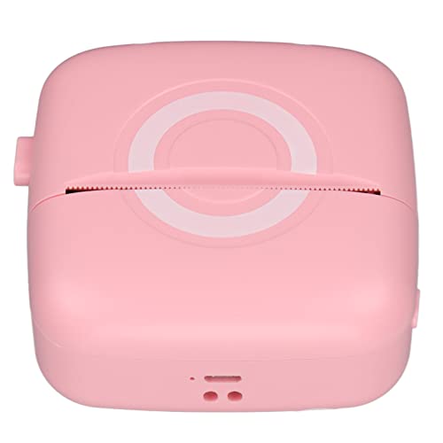 Tixiyu 200DPI -Drucker mit Auflösung, Thermodruck, Ergonomischer, Leichter, Tragbarer Drucker (Rosa) von Tixiyu