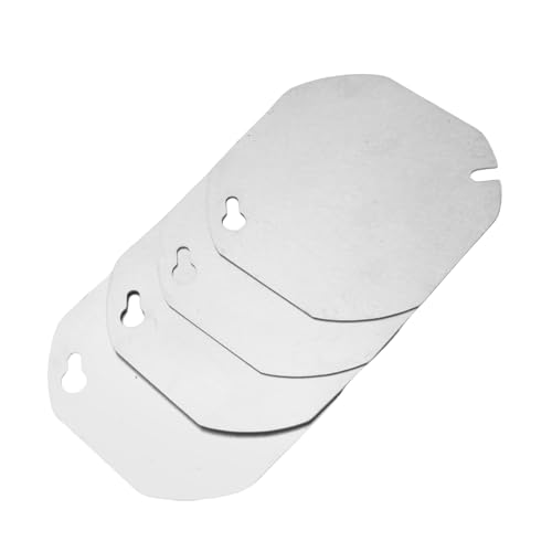 Tixiyu 4pcs Verzinkte Stahl -Oktagon Elektrokastenabdeckung Blindes Flachmetallanschlussbox 3,75 X 3,75 Zoll mit Polierten Kanten für 4 -Zoll -achteckige Box Tixiyu 4pcs Verzinkte Stahl -Oktagon Elektrokastenabdeckung Blindes Flachmetallanschlussbox 3,75 X 3,75 Zoll mit Polierten Kanten für 4 -Zoll -achteckige Box von Tixiyu