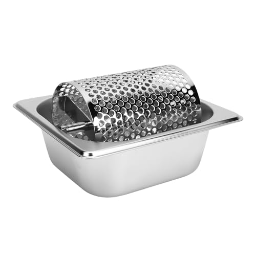 Tixiyu Edelstahl-Butter-Roller-Streu Roller-Roller für Griddle mit Abnehmbarer Rolle für Auch Butter auf Brot-Burger-Brötchen Tixiyu Edelstahl-Butter-Roller-Streu Roller-Roller für Griddle mit Abnehmbarer Rolle für Auch Butter auf Brot-Burger-Brötchen von Tixiyu
