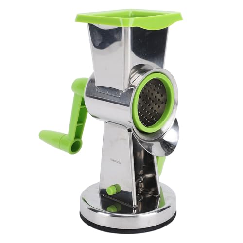 Tixiyu Handkurbel-Käsereibe mit Saug Basis 3 Klingen für Nuss-Zerkleinerung Feine Grob-Gemüse-Slicer-Küchenmaschine Tixiyu Handkurbel-Käsereibe mit Saug Basis 3 Klingen für Nuss-Zerkleinerung Feine Grob-Gemüse-Slicer-Küchenmaschine von Tixiyu