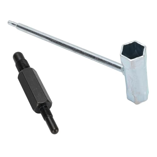 Tixiyu Kettensäkschlüssel -Spanner -Werkzeugkit für MS070 MS090 180 250 251 260 290 360 361 660 661 mit Kolbenstopp Schwungradkupplungsklemme Hochfestigkeit Stahl mit Hoher Festigkeit von Tixiyu