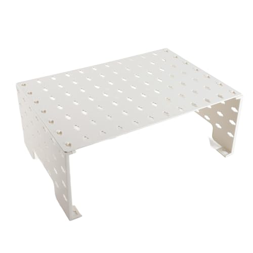 Tixiyu Pegboard Wall Monted Lagers Rack Pegboard Kombination Kit Pegboard Organizer für Küchengas Warmwasserbereiter Rohrabdeckung mit Klebstoffpolstern Keine Stempelinstallation (L) von Tixiyu