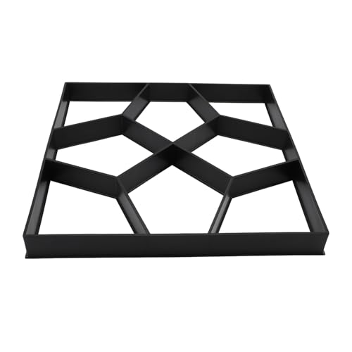 Tixiyu Walk Maker Concrete Path Maker Sprungbrett Steinpflastersteine ​​15,7 Zoll Wiederverwendbares Abs Plastik -Pflasterform für Rasengarten Terrasse mit Einfachem Pressedesign von Tixiyu