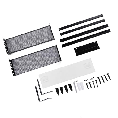 Tixiyu Wandmontierte Regal Schwimmendes Regal Wand Hängen 2 Schichten Verstellbare Höhe ohne Bohrer Installation mit Mehrstufiger Design für Badezimmer Schlafzimmer Wohnzimmer Büro von Tixiyu