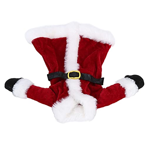 Tixiyu Weinflaschenabdeckung Ärmelbeutel Velvet Holiday Dekoration mit Samtmaterial für Weihnachtshochzeiten Geburtstage Wiederverwendbar (Bademantelstil) von Tixiyu