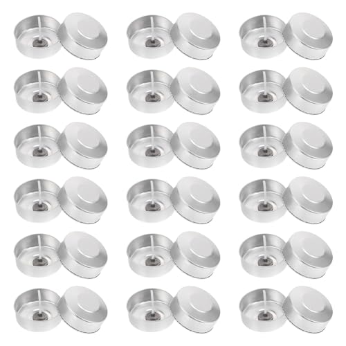 Tixqeaif 100 Sets Aluminium-Teelichtbecher, Kerzenbecher-Etui, Leeres Etui, Kerzenwachsbehälter mit Kerzendochten für Selbstgemachte Kerzen. Langlebig, Einfach zu Verwenden Tixqeaif 100 Sets Aluminium-Teelichtbecher, Kerzenbecher-Etui, Leeres Etui, Kerzenwachsbehälter mit Kerzendochten für Selbstgemachte Kerzen. Langlebig, Einfach zu Verwenden von Tixqeaif
