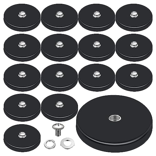 Tixqeaif 16er-Pack Gummibeschichteter Magnet Neodym-Magnetbasis Anti-Kratz-Magnet mit Gummibeschichtung Tixqeaif 16er-Pack Gummibeschichteter Magnet Neodym-Magnetbasis Anti-Kratz-Magnet mit Gummibeschichtung von Tixqeaif