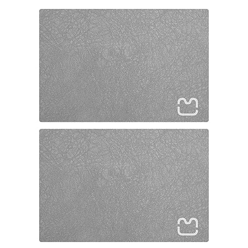Tixqeaif 2 Stück Einfache, Dünne Kieselgur-Badewannenmatte, Schnell Trocknende Badematte, rutschfeste Duschmatte, Badezimmer-Bodenmatte von Tixqeaif
