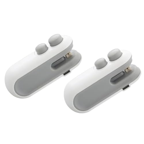 Tixqeaif 2 Stück Mini-Beutelversiegeler, Per USB Wiederaufladbarer Chip-Beutelversiegeler, Heißsiegelwerkzeug, Tragbarer Hand-Vakuum-Lebensmittelversiegeler, Beutelversiegeler Tixqeaif 2 Stück Mini-Beutelversiegeler, Per USB Wiederaufladbarer Chip-Beutelversiegeler, Heißsiegelwerkzeug, Tragbarer Hand-Vakuum-Lebensmittelversiegeler, Beutelversiegeler von Tixqeaif