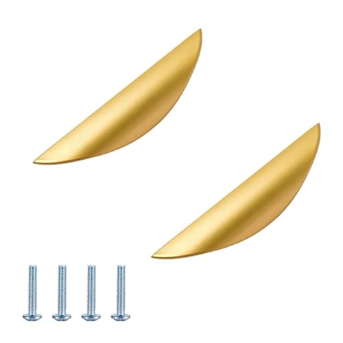 Tixqeaif 2 Stück Zinklegierung Gold Verdeckte Griffe Gebogene Schublade Halbmondgriffe Unsichtbare Verdeckte Laschengriffe für Kleiderschrank 117 mm Langlebig Tixqeaif 2 Stück Zinklegierung Gold Verdeckte Griffe Gebogene Schublade Halbmondgriffe Unsichtbare Verdeckte Laschengriffe für Kleiderschrank 117 mm Langlebig von Tixqeaif