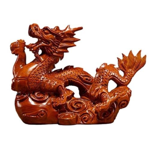 Tixqeaif 2024 Chinesische Tierkreiszeichen-Drachenfigur Aus Mini-Chinesische Drachenstatue Aus Tierkreiszeichen von Tixqeaif