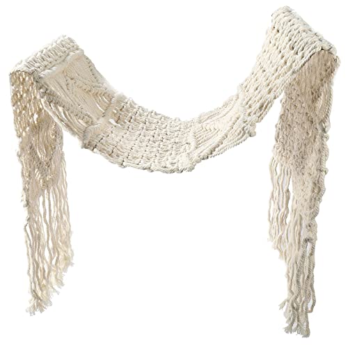 Tixqeaif 35X160Cm Makramee Tisch LäUfer mit Quasten BöHmisch Gewebter Tisch LäUfer Hochzeits Dekoration Hand Gemachte Makramee Tisch LäUfer von Tixqeaif