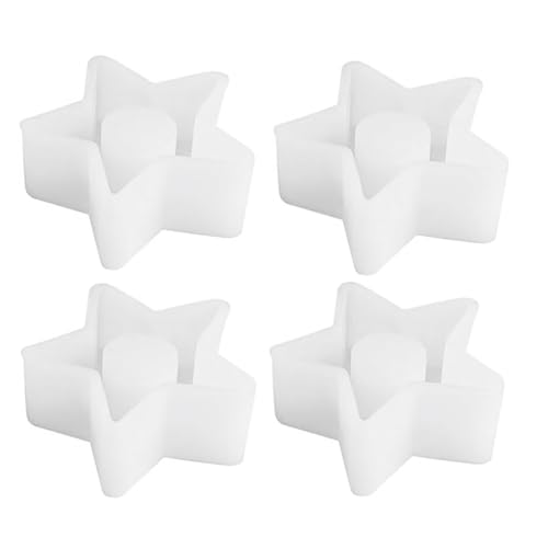 Tixqeaif 4PCS Silikonform Kerzenhalter DIY Silikonkerzenformen Feiertagsform Kerzenhalter Tixqeaif 4PCS Silikonform Kerzenhalter DIY Silikonkerzenformen Feiertagsform Kerzenhalter von Tixqeaif